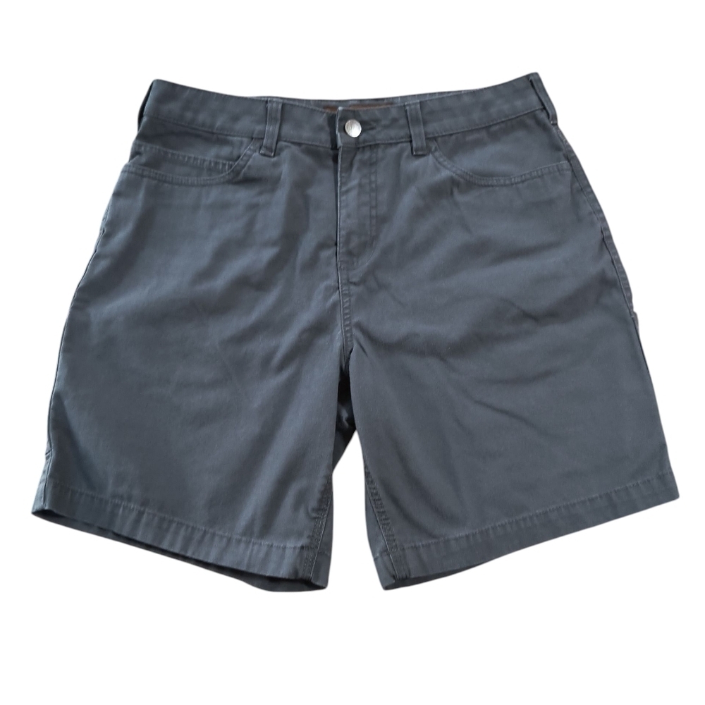 Ranch Tough Gray Flat Front Cargo Shorts Size 8